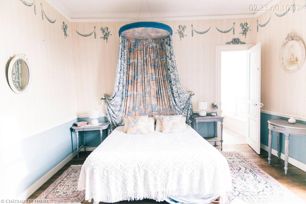 Chateau Les Hauts Appartement Saint-Jean-le-Thomas Buitenkant foto