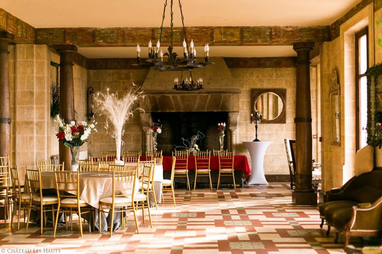 Chateau Les Hauts Appartement Saint-Jean-le-Thomas Buitenkant foto